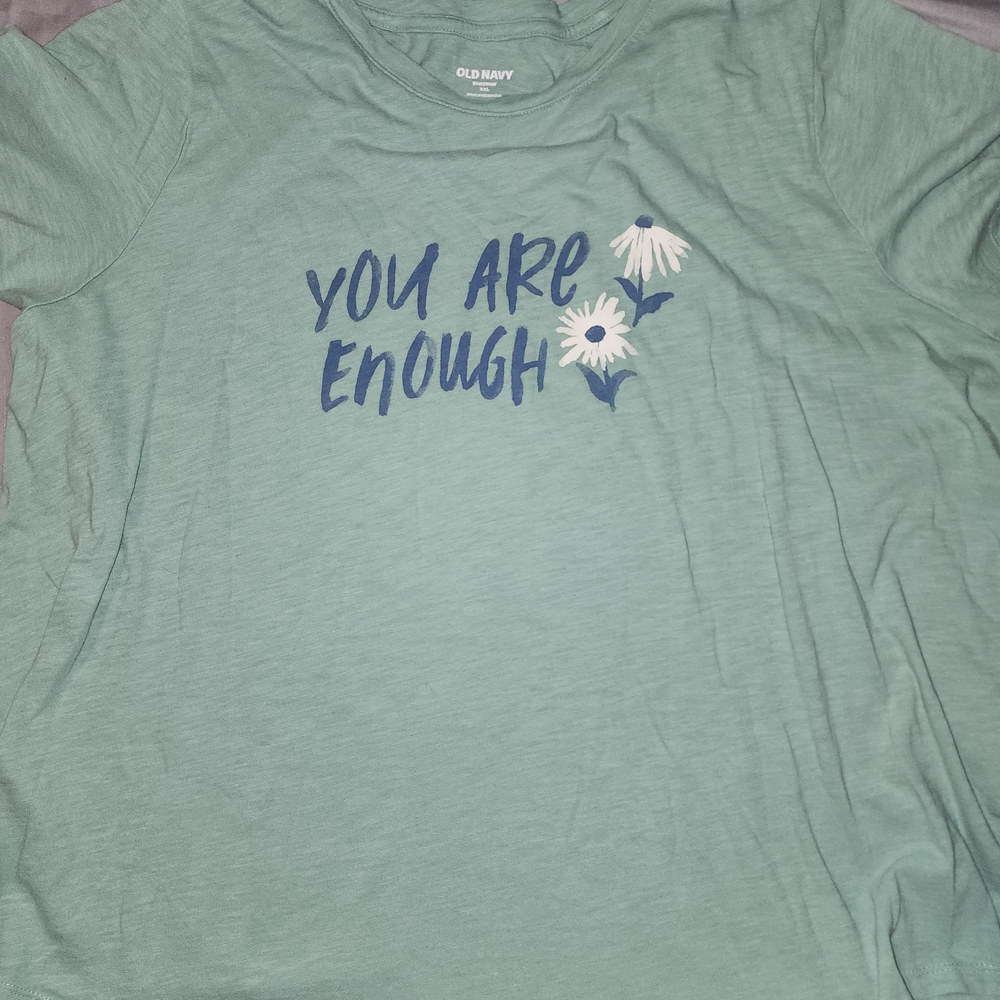 Old Navy Green Graphic Tee